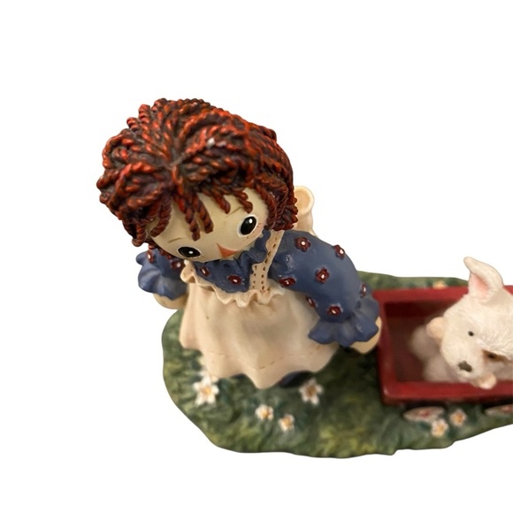 Raggedy Ann Vintage Figurine Simon & Schuster Good Deeds Fill the Heart With Joy - Picture 6 of 6